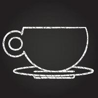 Cup Chalk Drawing vector