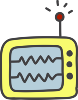 mano disegnato Vintage ▾ televisione illustrazione png