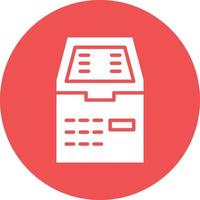 Atm Machine Icon Style vector