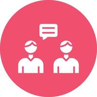 Conversation Icon Style vector