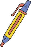 Hand Drawn cute pen illustration png