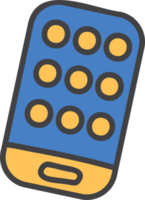 hand- getrokken smartphone illustratie png