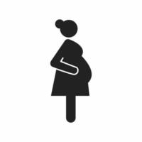 pregnant flat icon vector