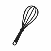 whisk flat icon vector