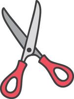 Hand Drawn scissors illustration vector