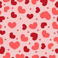 Cute hearts seamless pattern,background,great for Valentines Day, Mothers Day vector