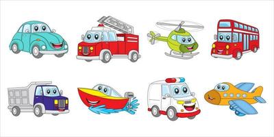 Transportation Cartoon Vector Art, Icons, and Graphics for Free Download