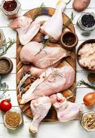 Chicken parts for cooking, healthy eating photo