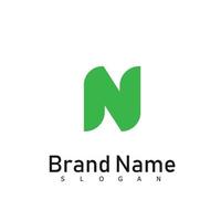 n logo design symbol vector