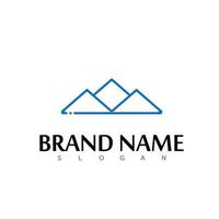 mountain logo design symbol vector