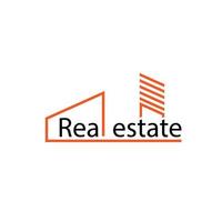 bulding real estate logo design symbol vector