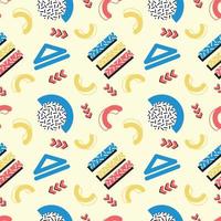 colorful memphis vector abstract background design
