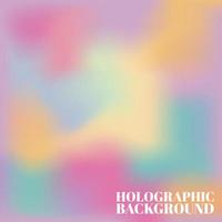 Holographic Background design vector