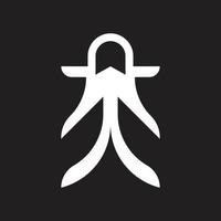 Up logo design with arrow icon for start up and level up company vector