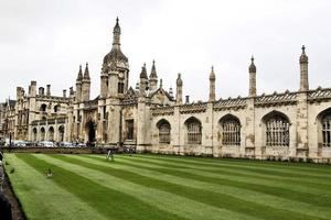 cambridge en el reino unido en diciembre de 2021... una vista de la universidad de cambridge foto