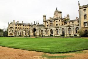 Cambridge in the UK in December 2021.. A view of Cambridge University photo