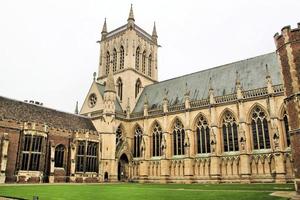 Cambridge in the UK in December 2021.. A view of Cambridge University photo