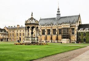 Cambridge in the UK in December 2021.. A view of Cambridge University photo
