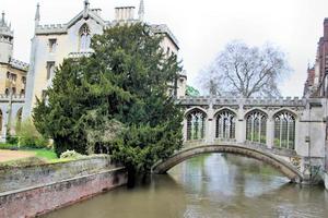 Cambridge in the UK in December 2021.. A view of Cambridge University photo