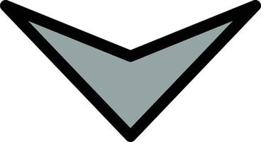 Arrow Down Next  Flat Color Icon Vector icon banner Template
