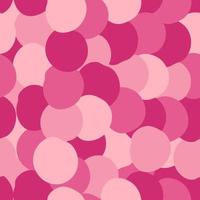 Abstract round scales seamless pattern in modern colors. vector