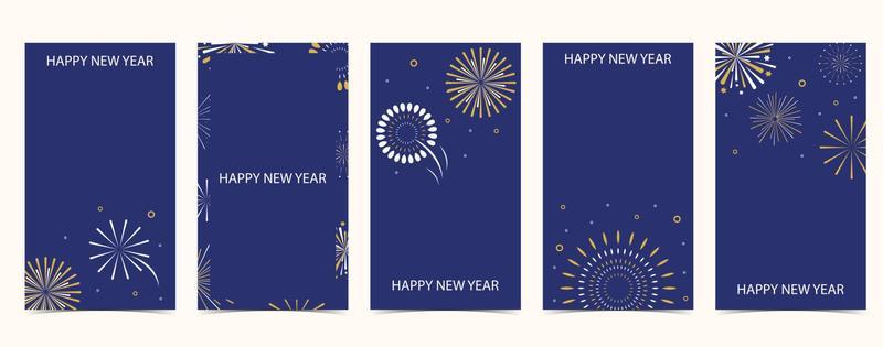 Color firework background for social media, website
