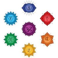 Chakra Symbols Vector Design