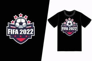 diseño de fútbol fifa 2022 fifa. Vector de diseño de camisetas de fútbol de la FIFA. para la impresión de camisetas y otros usos.