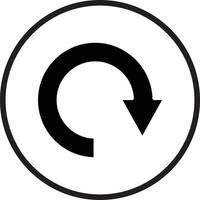 Refresh Icon Style vector