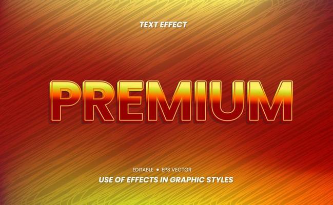 Premium Text Effects- Gold Color Blend. Text can be edited and customized for the purposes of Titles, Covers, Magazines, Ads and More