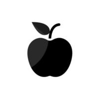 plantilla de vector de diseño de icono de manzana