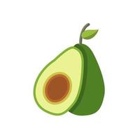 plantilla de vector de diseño de icono de aguacate