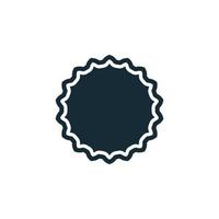 Rosette Badge Icon Design Template Elements vector