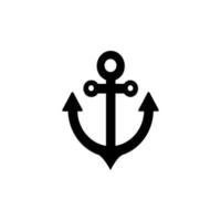 anchor icon vector design template