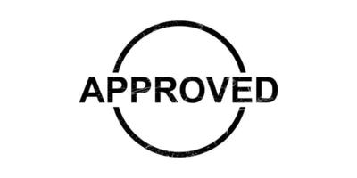 approved icon vector design template