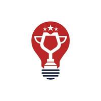 diseño del logotipo de la copa de premio. diseño de icono de trofeo. plantilla de logotipo de premio vector