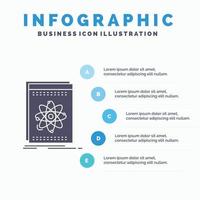 Api. application. developer. platform. science Infographics Template for Website and Presentation. GLyph Gray icon with Blue infographic style vector illustration.