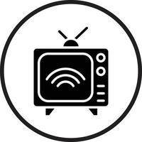 Smart Tv Icon Style vector