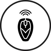Wireless Mouse Icon Style vector