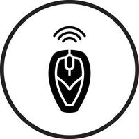 Wireless Mouse Icon Style vector