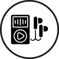 Audio Player Icon Style vector