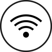 estilo de icono wifi vector