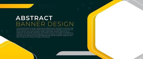 Abstract banner vector design, template background with copy space and editable