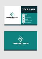 Creative coorporate business card and name card. Template modern and Clean design vector