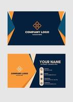 Modern Creative and Clean Business Card, name card, visiting card design print templates. Flat Style Vector Illustration