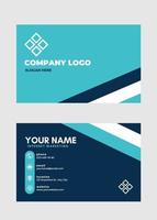 Modern Creative and Clean Business Card, name card, visiting card design print templates. Flat Style Vector Illustration