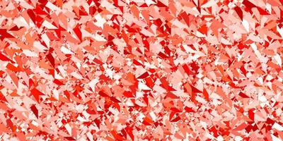 Dark Red vector pattern with polygonal shapes.