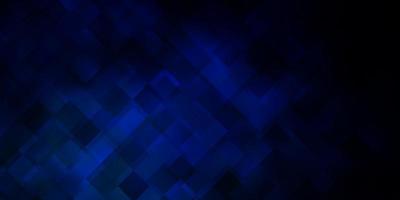 Dark BLUE vector background with rectangles.