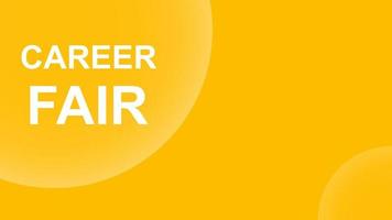 Career fair banner vector with copy space for business, marketing, flyers, banners, presentations and posters. illustration