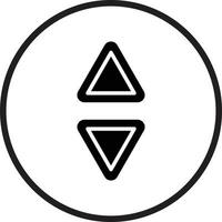 Up Down Icon Style vector